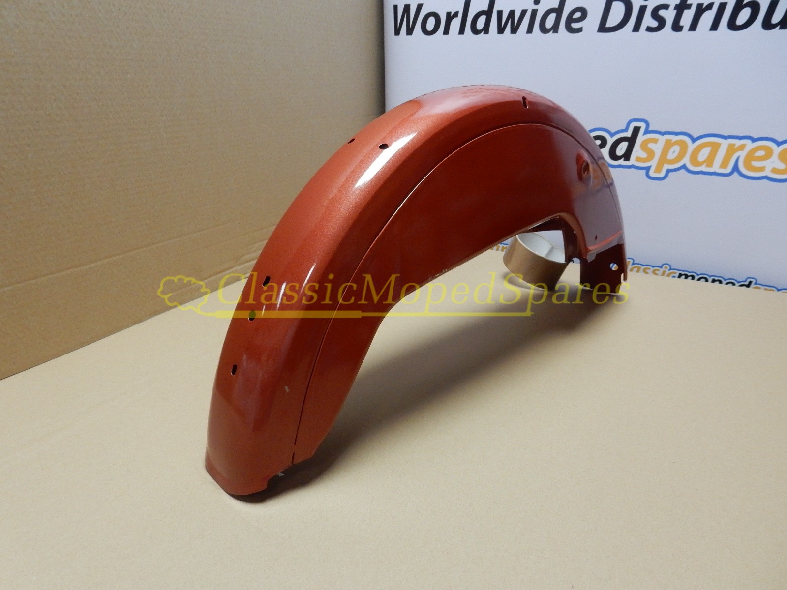 Mobylette Motobecane AV89 Bronze Rear Metal Mudguard Fender (NEW Replacement) - Image 4
