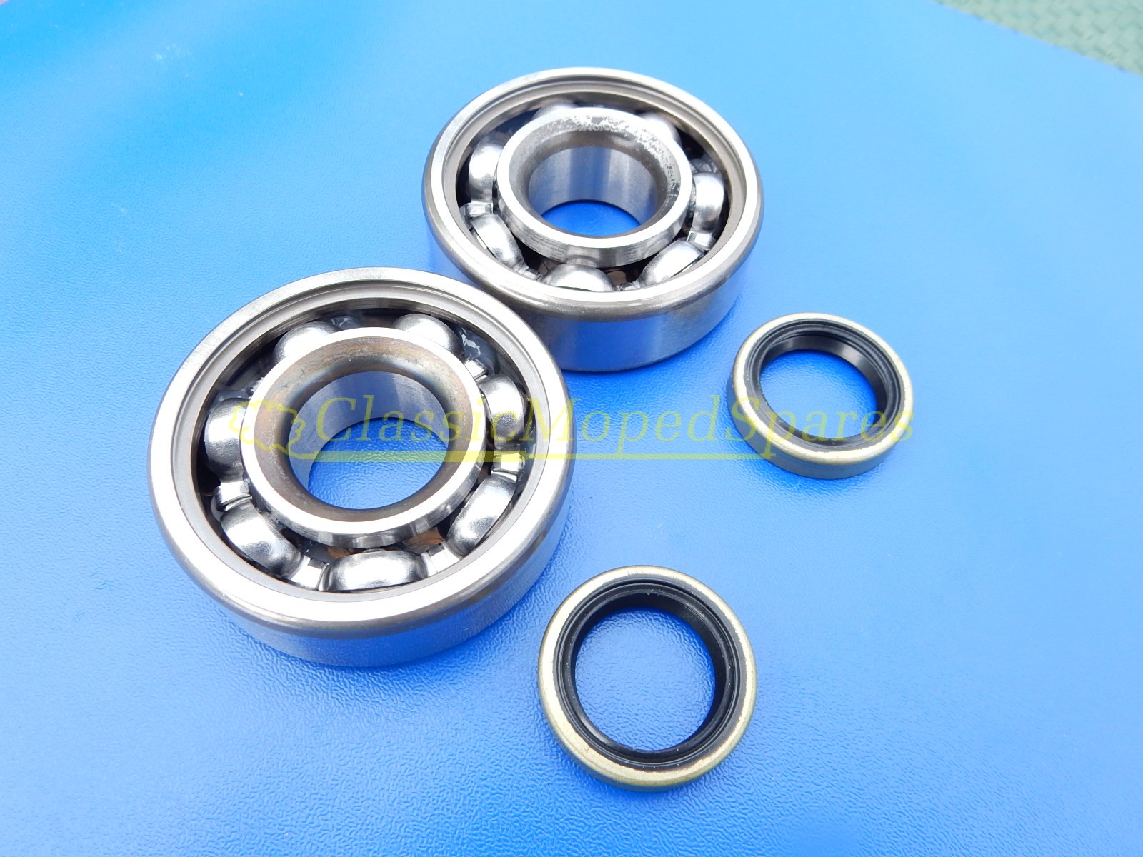 Mobylette Series 40,40T,40L,40S,40TL,40TS,40VS Main 16mm Crankshaft Bearings Kit
