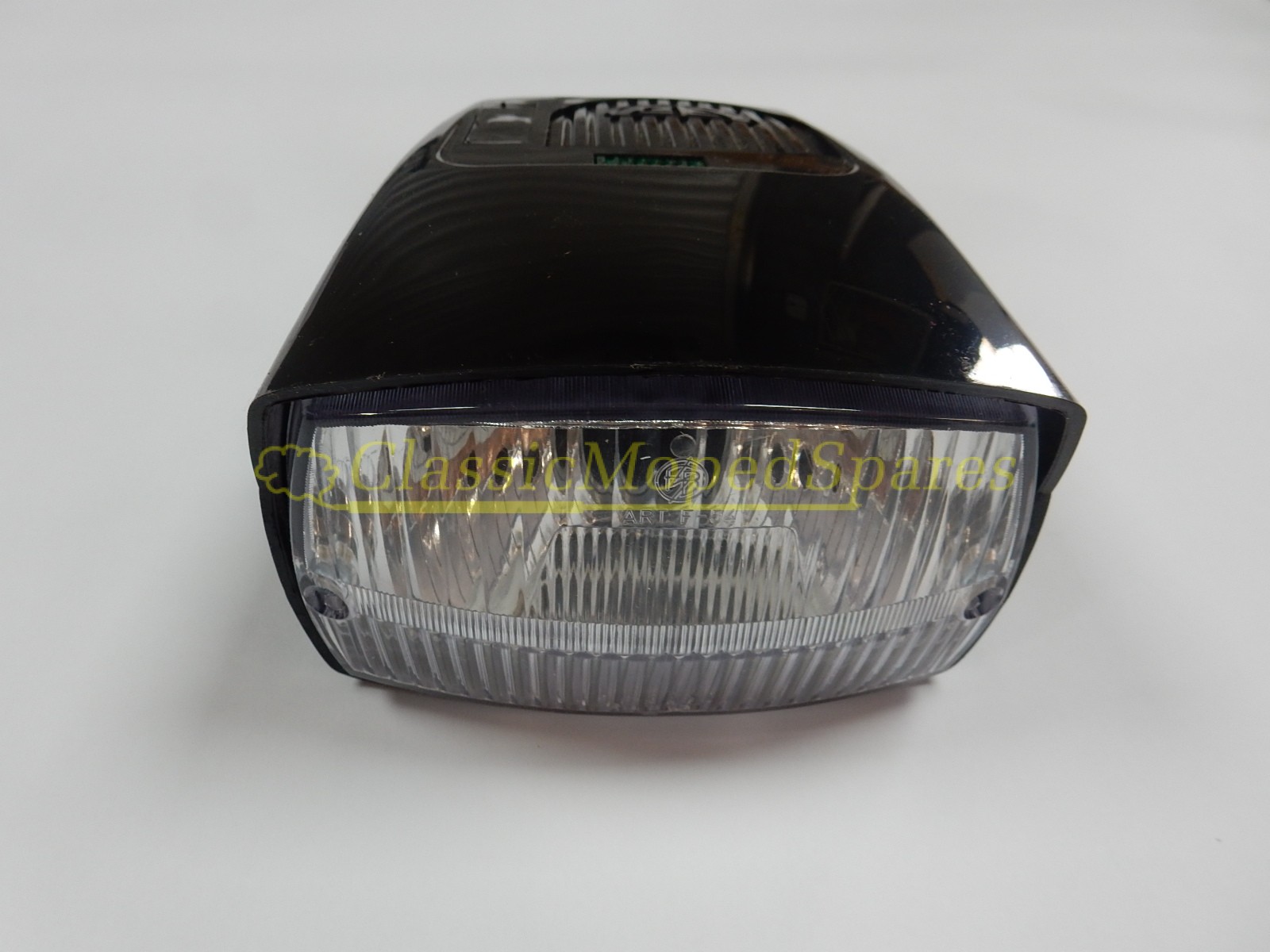 Velo Solex 3800, 6000, Flash Black Front Headlight Unit, (Handlebar mounted) - Image 4