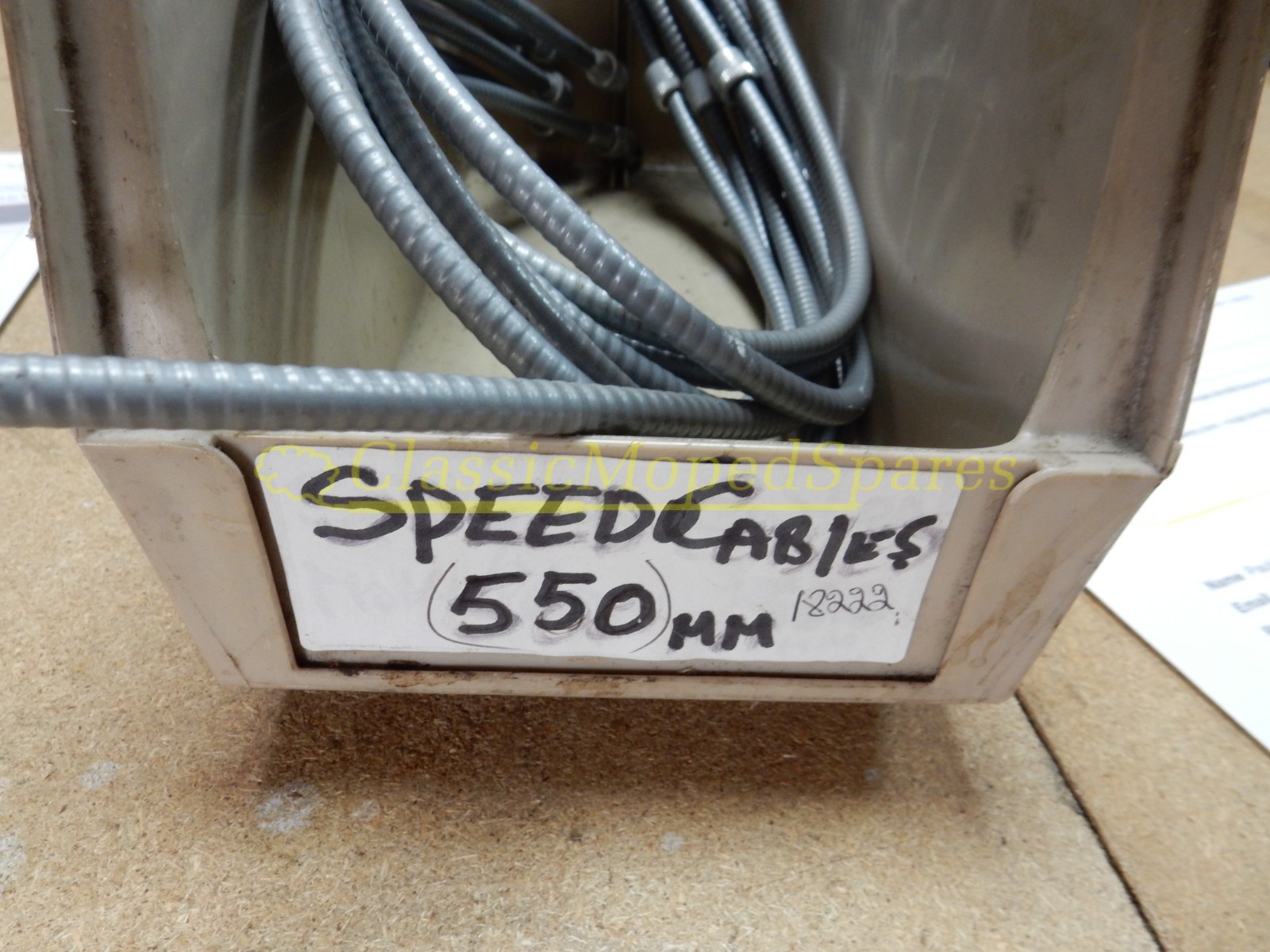 Mobylette 50S, 50L, 50VS, 50VL Speedometer Cable for Huret Speedometers 550 mm Long (Part 18222) - Image 3