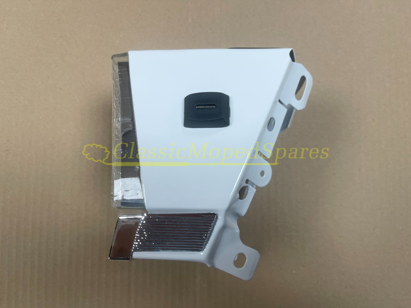 Mobylette Motobecane 40,50,85,88 Moped Front Headlight Assembly (NEW in White) - Image 3