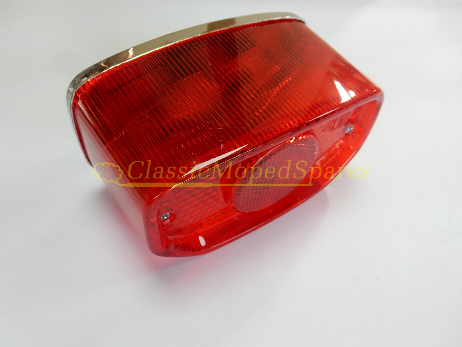 Universal Number Plate Rear Tail Light Lamp 125x70x70 cm with Chrome Surround