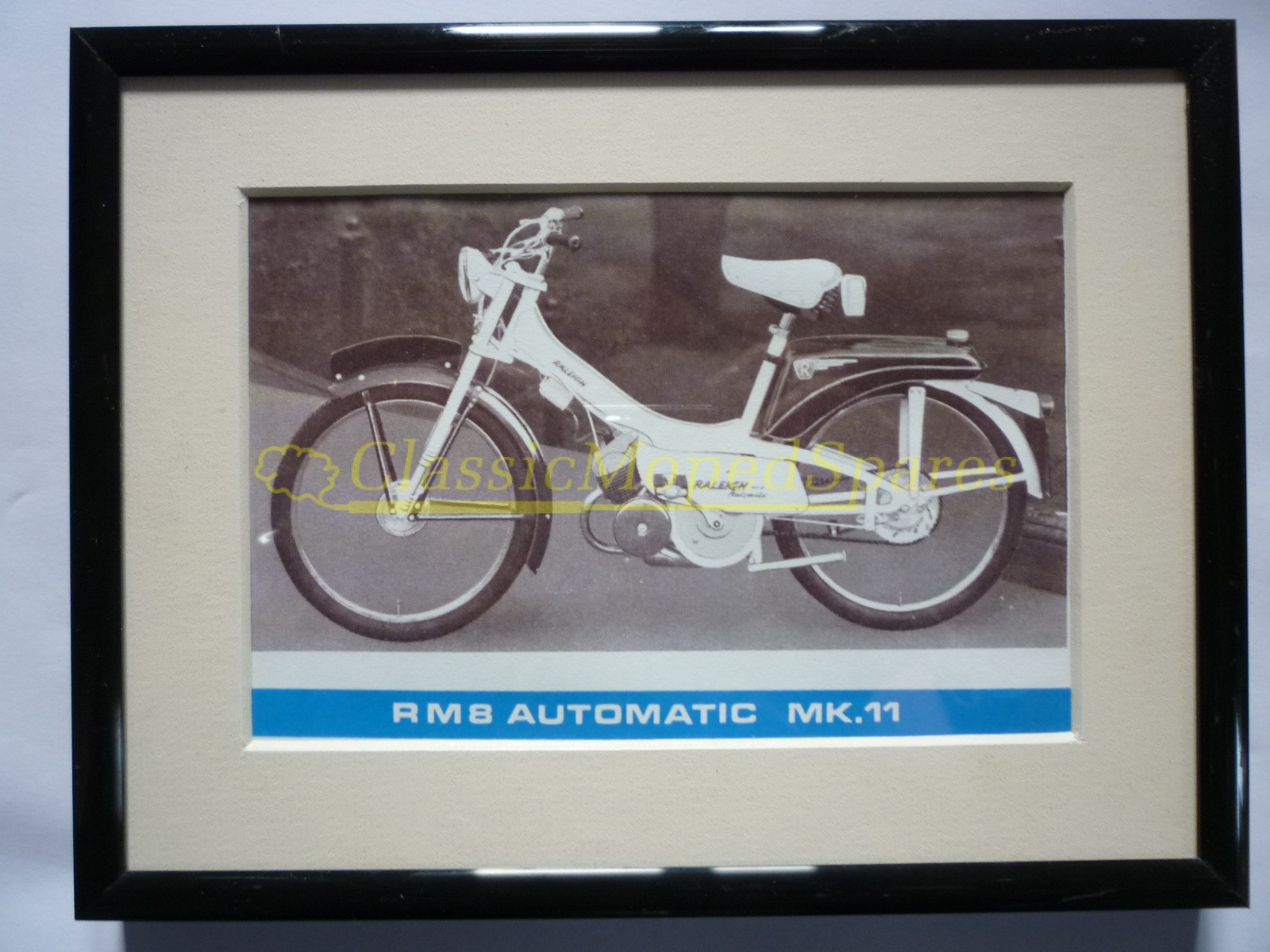 Raleigh RM8 Automatic Mk.11 Moped Framed Picture