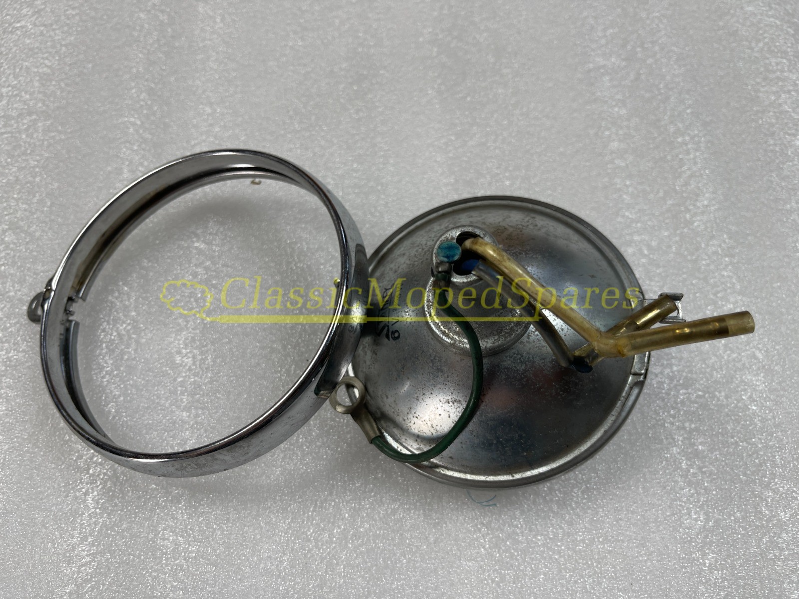 Genuine Original Honda C100 Moped Scooter Motorcycle Stanley Front Headlight - Image 2