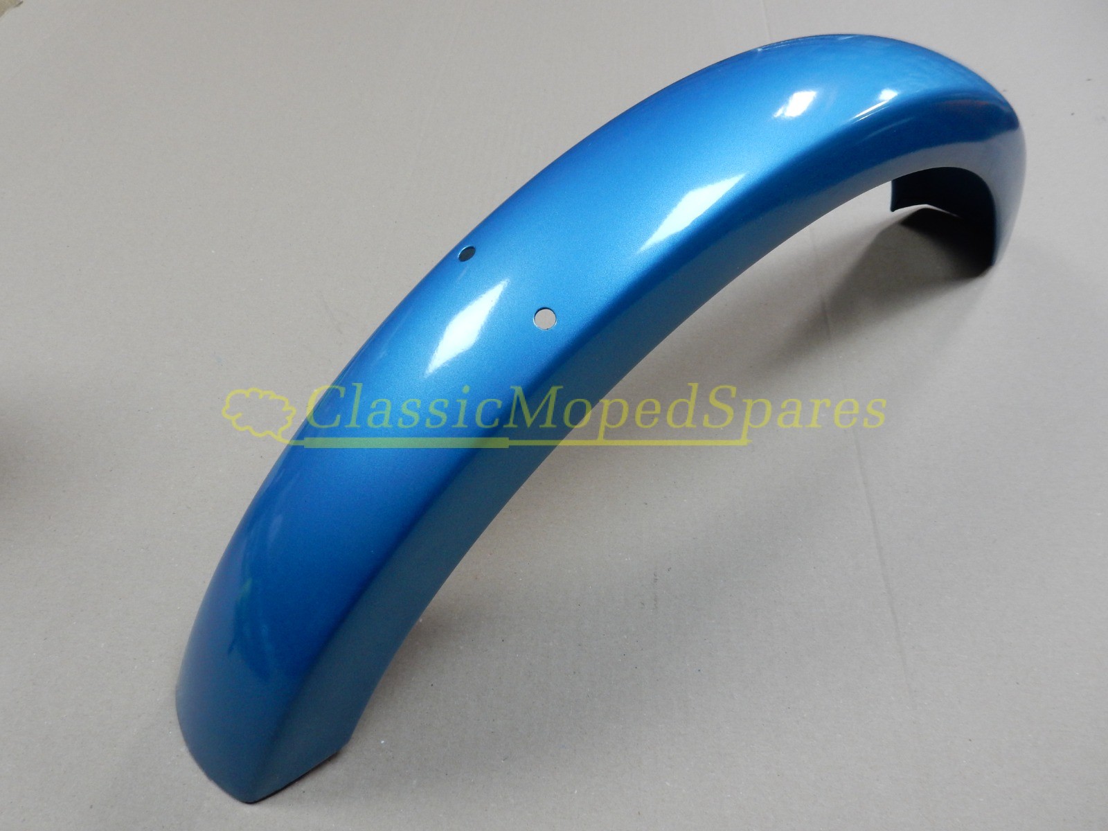 Motobecane Mobylette Series 40, H40, H40TS, H40VS Front Mudguard in Metallic Blue Part Number 22268 - Image 2
