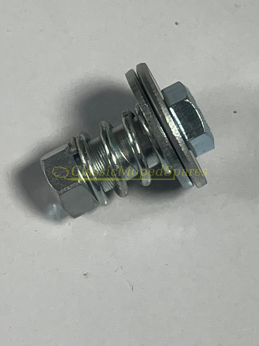 Velo Solex 3800, 5000 Engine Motor Hanging Bolt, Washer, Spring and Nut (SPECIAL)