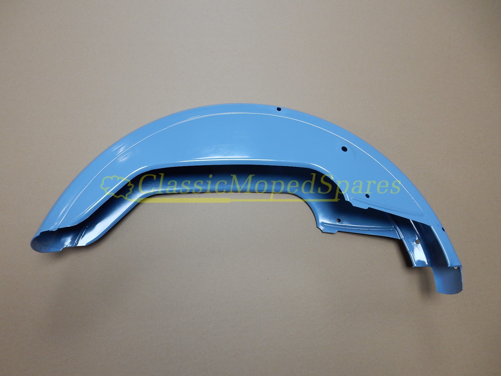 Mobylette AV88, 881 Rear Mudguard Fender in Blue Pressed Metal (New Reproduced) - Image 2