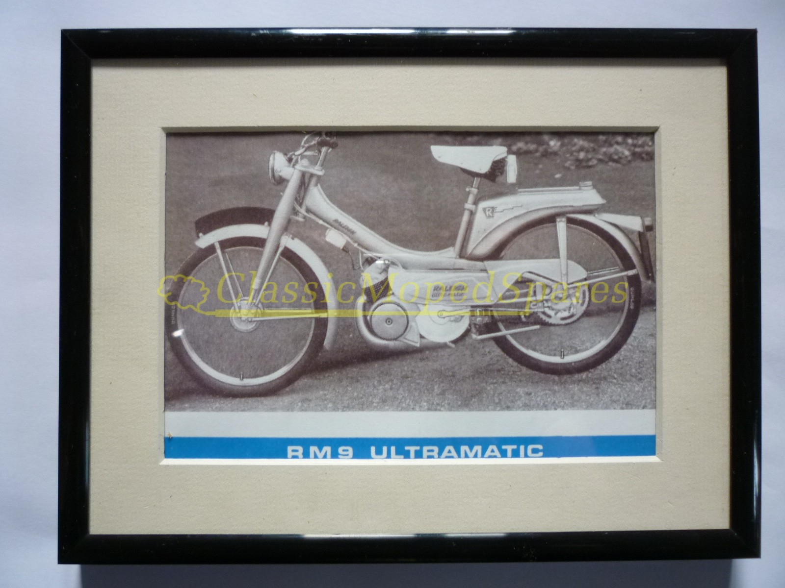 Raleigh RM9 Ultramatic Moped Framed Picture
