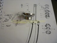 Raleigh RM6 Runabout Steering Frame Headset Chrome Upper Cup MAM102
