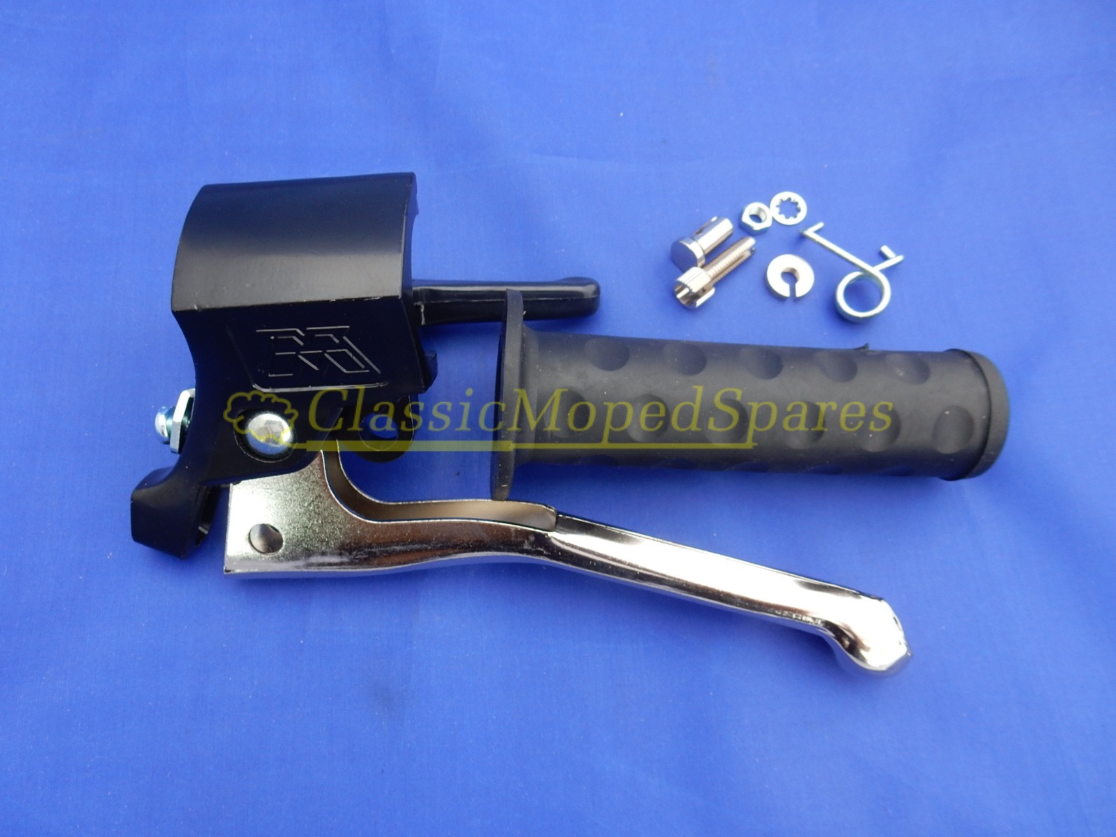 MBK 51 Left Brake Lever with Choke with Mobylette Motobecane M Logo - Image 3