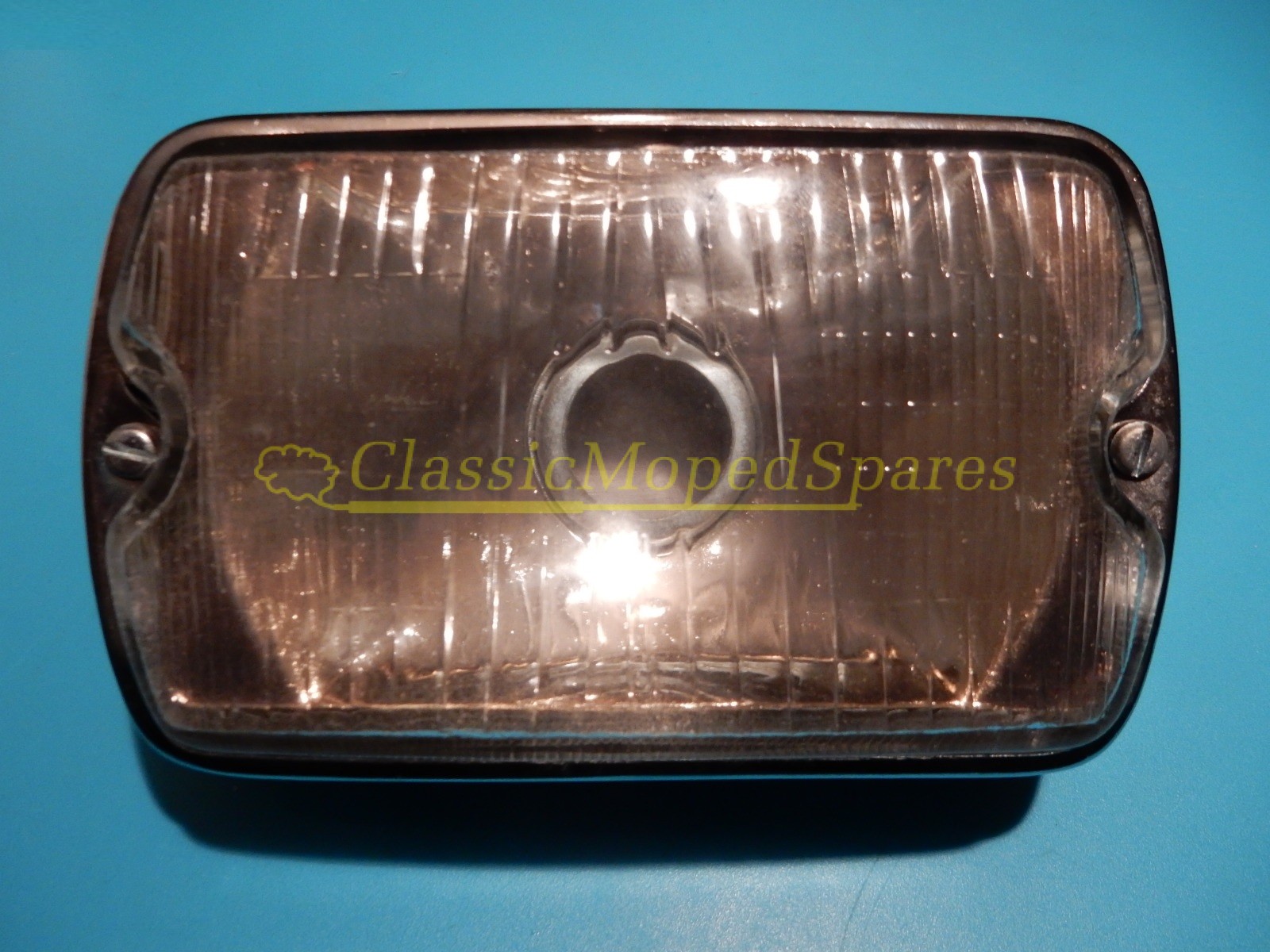 Chrome Rectangular Headlight for Mobylette, Motobecane, Peugeot Moped - Image 4
