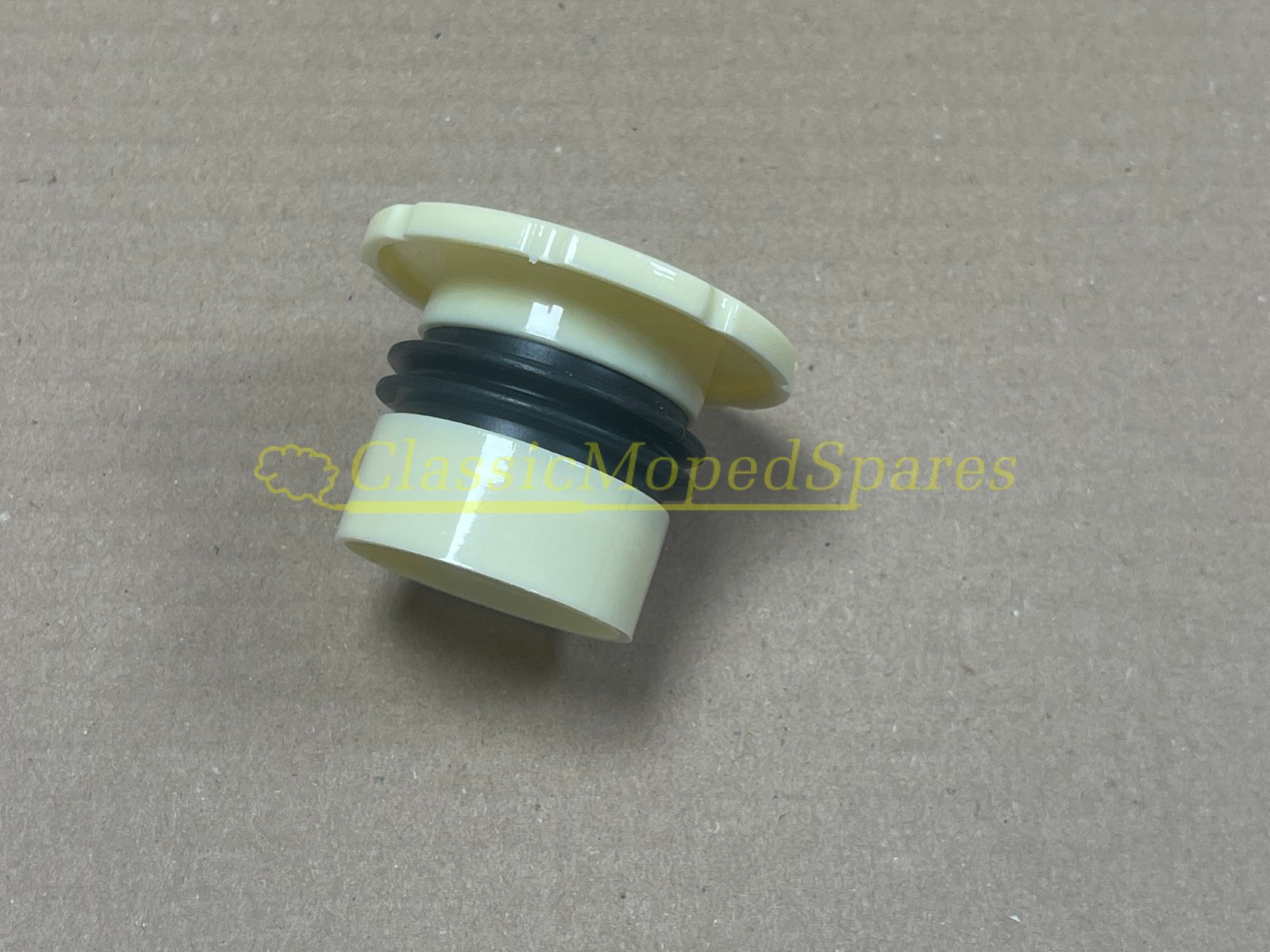 New Replacement Mobylette  MBK 88, 81 89 Push On Fuel Tank Cap in Cream 40mm - Image 2
