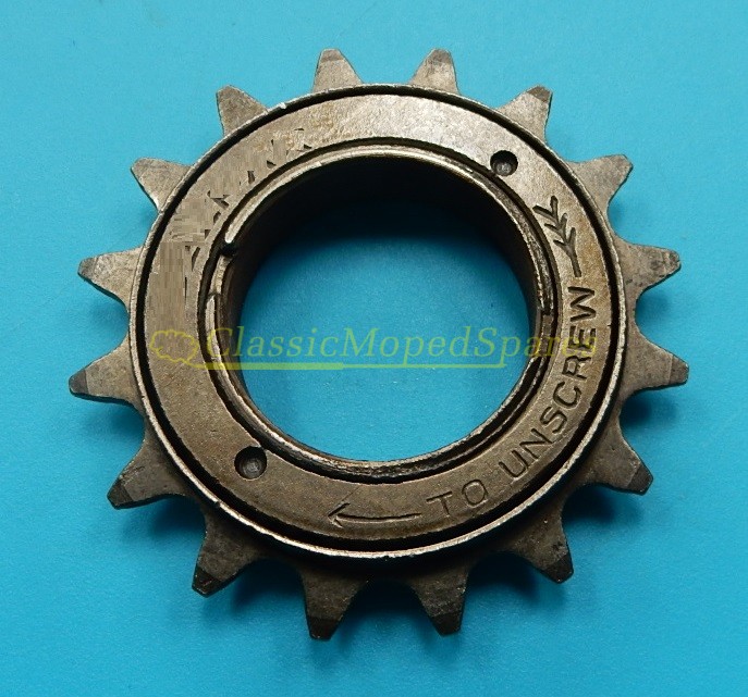 NEW Velo Solex 16 Tooth Freewheel Sprocket for Rear Pedal Chain models 3300,3800,5000, and more