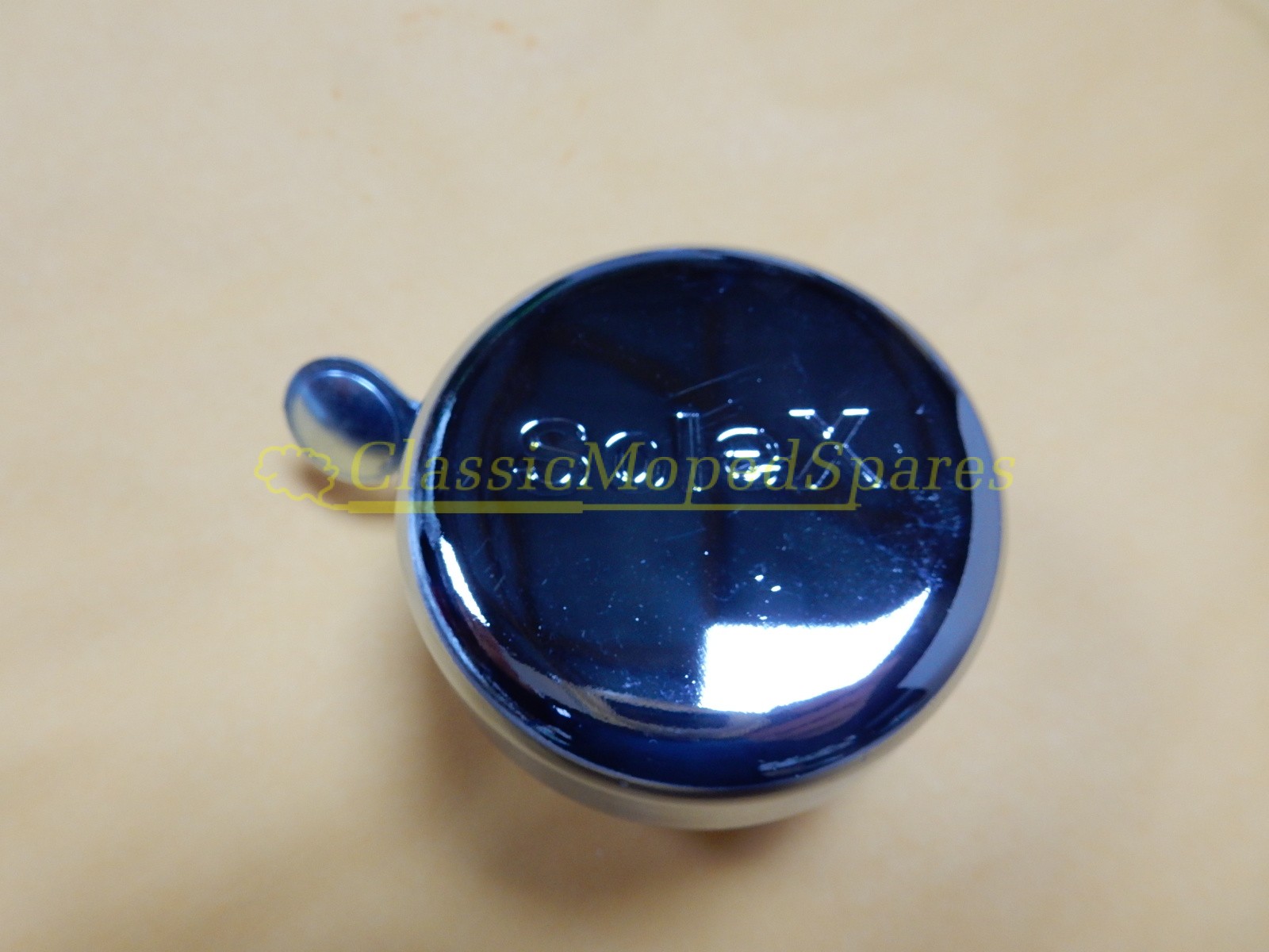 Velo Solex Logo Embossed Chrome Bell - Superb Special Item - Image 2