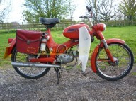 1979 Royal Mail Post Office Telegram Puch MV50 Moped with history and extras! SOLD