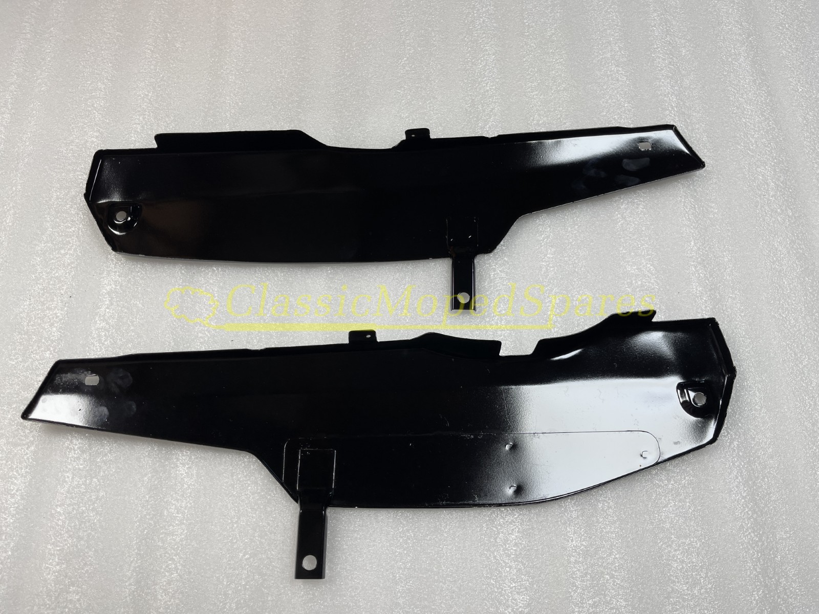 Genuine Mobylette Motobecane MBK 51V Black Chain Guard Side Panels Covers  (Right and Left) - Image 2