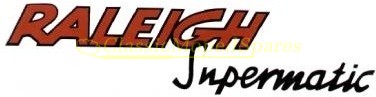 Raleigh RM5 Supermatic Chain Guard Labels