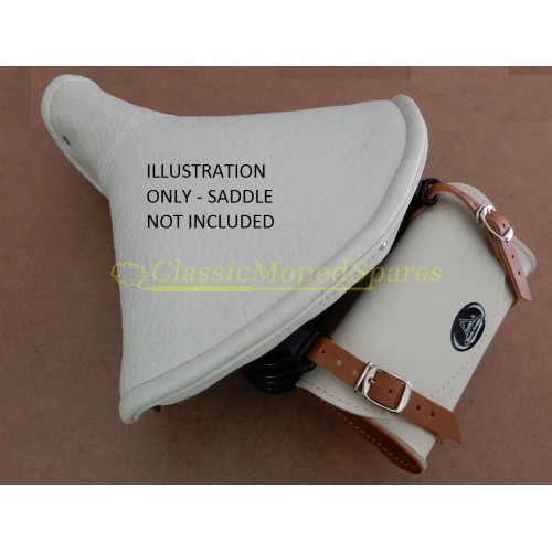 Raleigh RM4, RM8, RM9, RM11, Moped Replacement White Saddle Tool Bag Toolbag