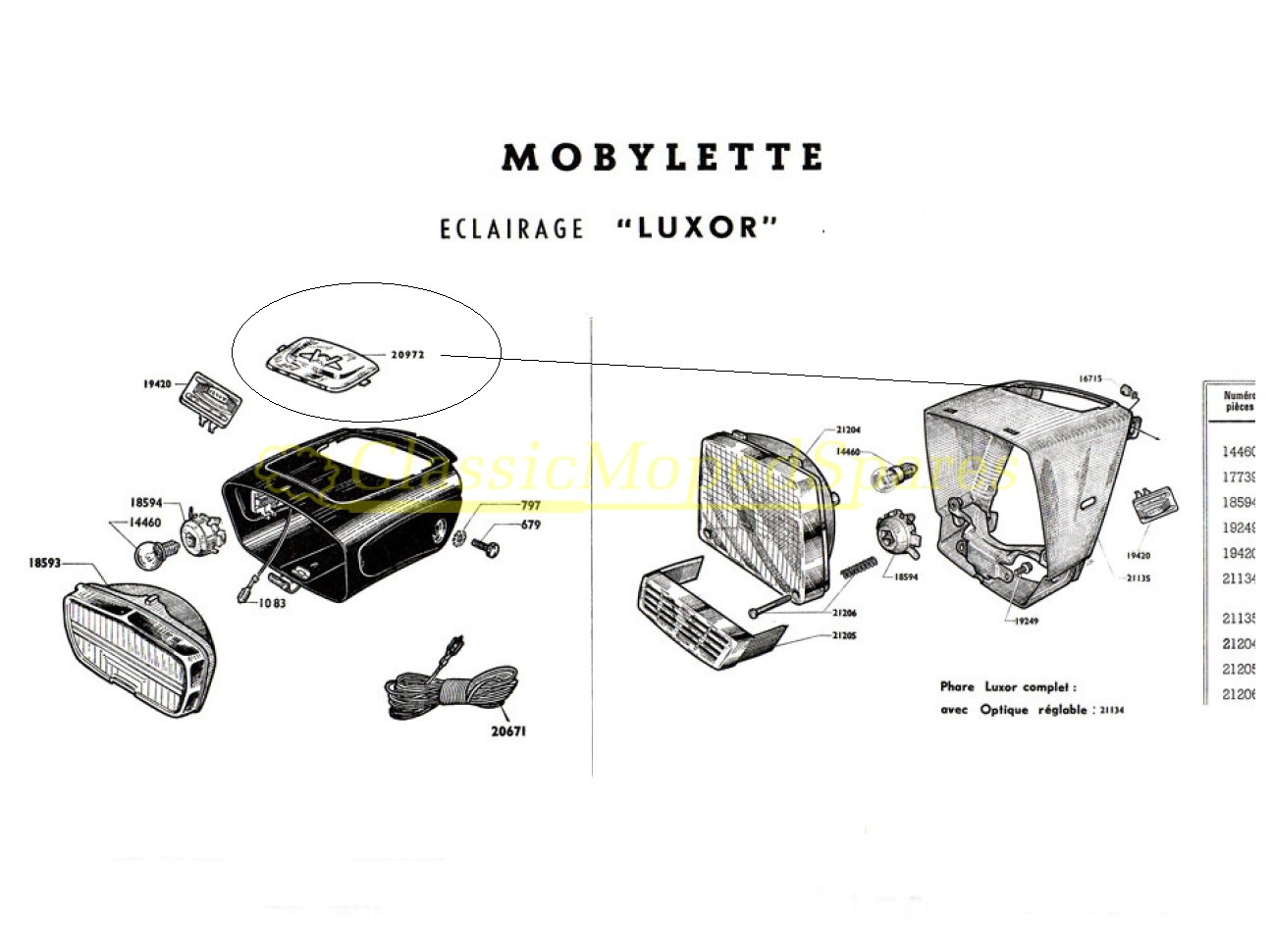 Mobylette Headlight Speedometer Rare BLACK Embellisher Blank Luxor - Image 3