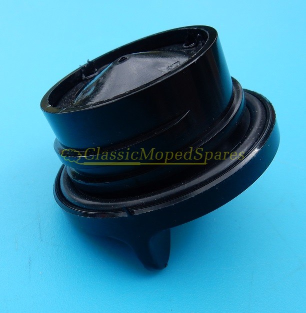 Velosolex Solex Black Gas Fuel Petrol Cap for the Black Fuel Tank (Screw On) - Image 2