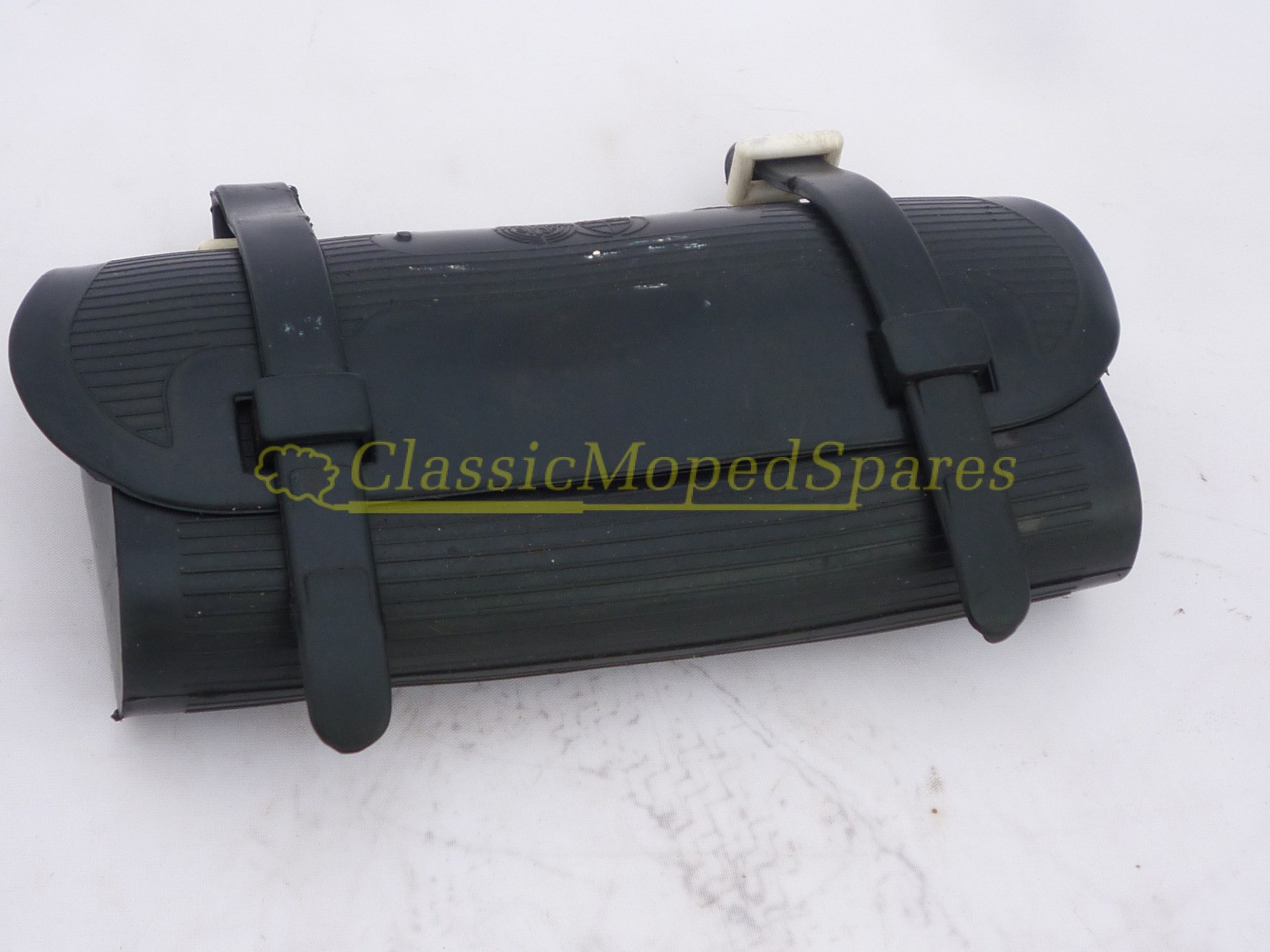 Rare Early Puch Moped Black Plastic Saddle Tool Bag