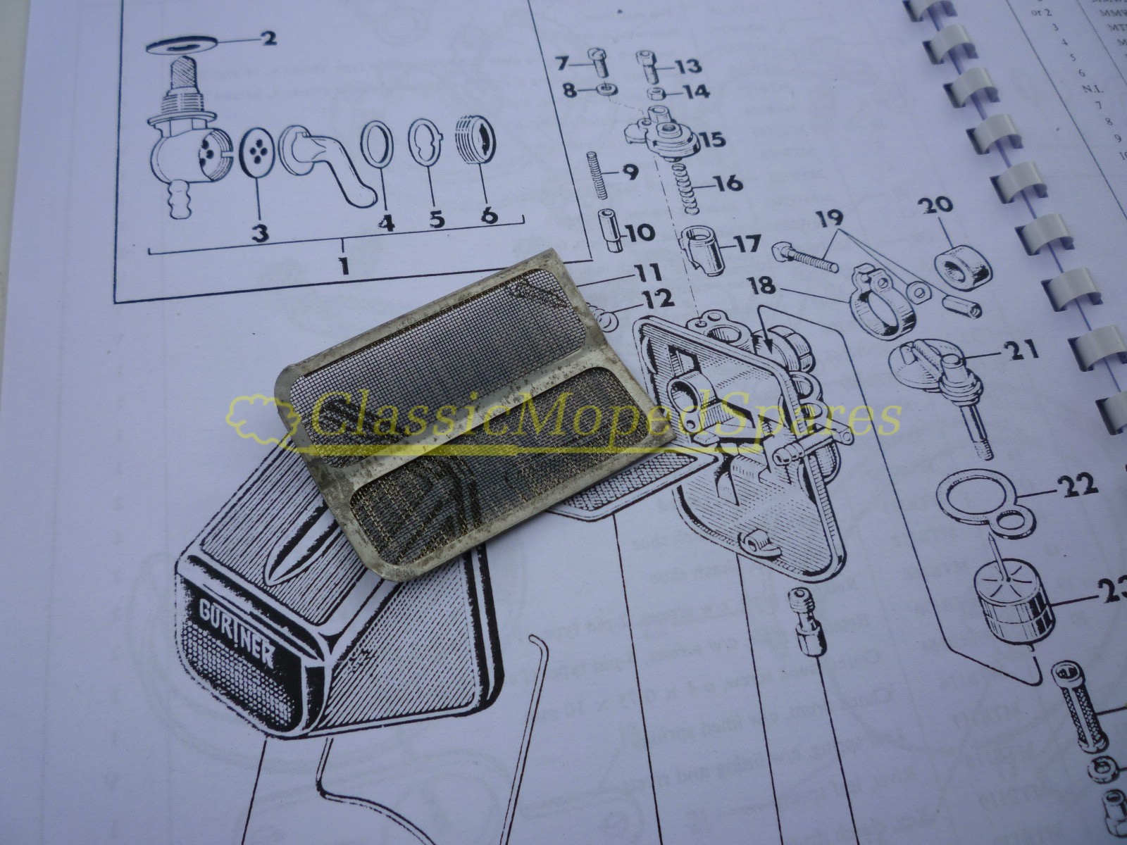 Gurtner Carburettor Air Cleaner Guaze