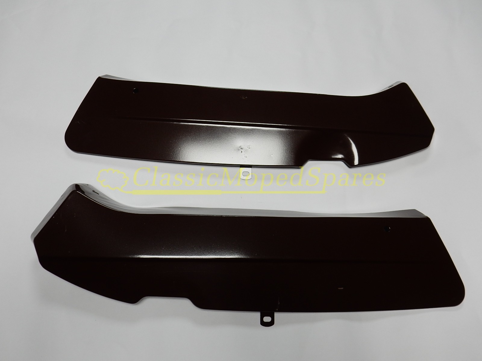 Mobylette MBK 89 pair of metal  Chain Guards Side Panels in Brown primer - Image 2