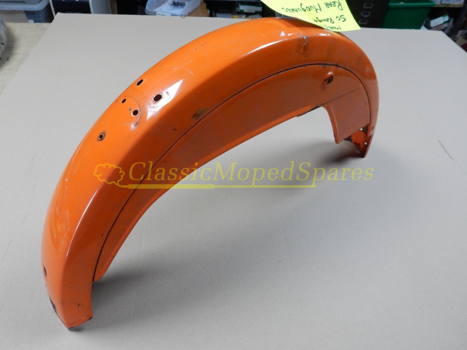 Mobylette Motobecane 50,50S,50V,50VL Tango Orange Rear Mudguard Fender Part 21121 - Image 5