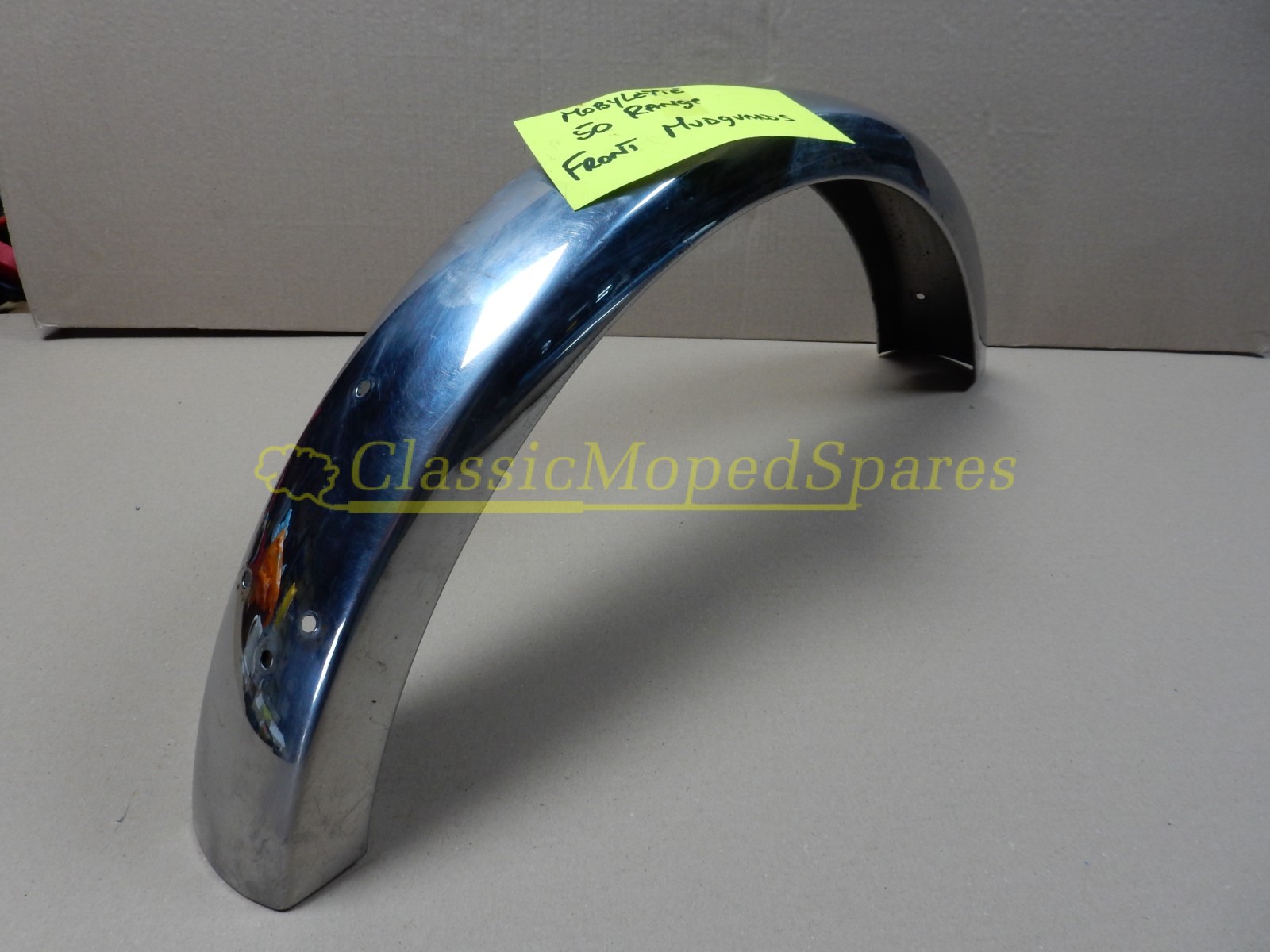 Mobylette Series 40,40L,40N,40S,40T,40V Front Mudguard in stainless steel silver