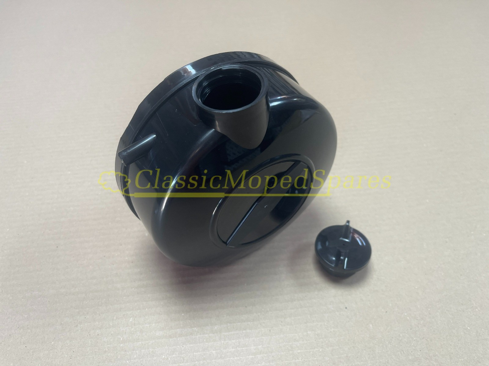 New Velosolex Solex Replacement Petrol Fuel Gas Tank with Cap in BLACK - Image 4
