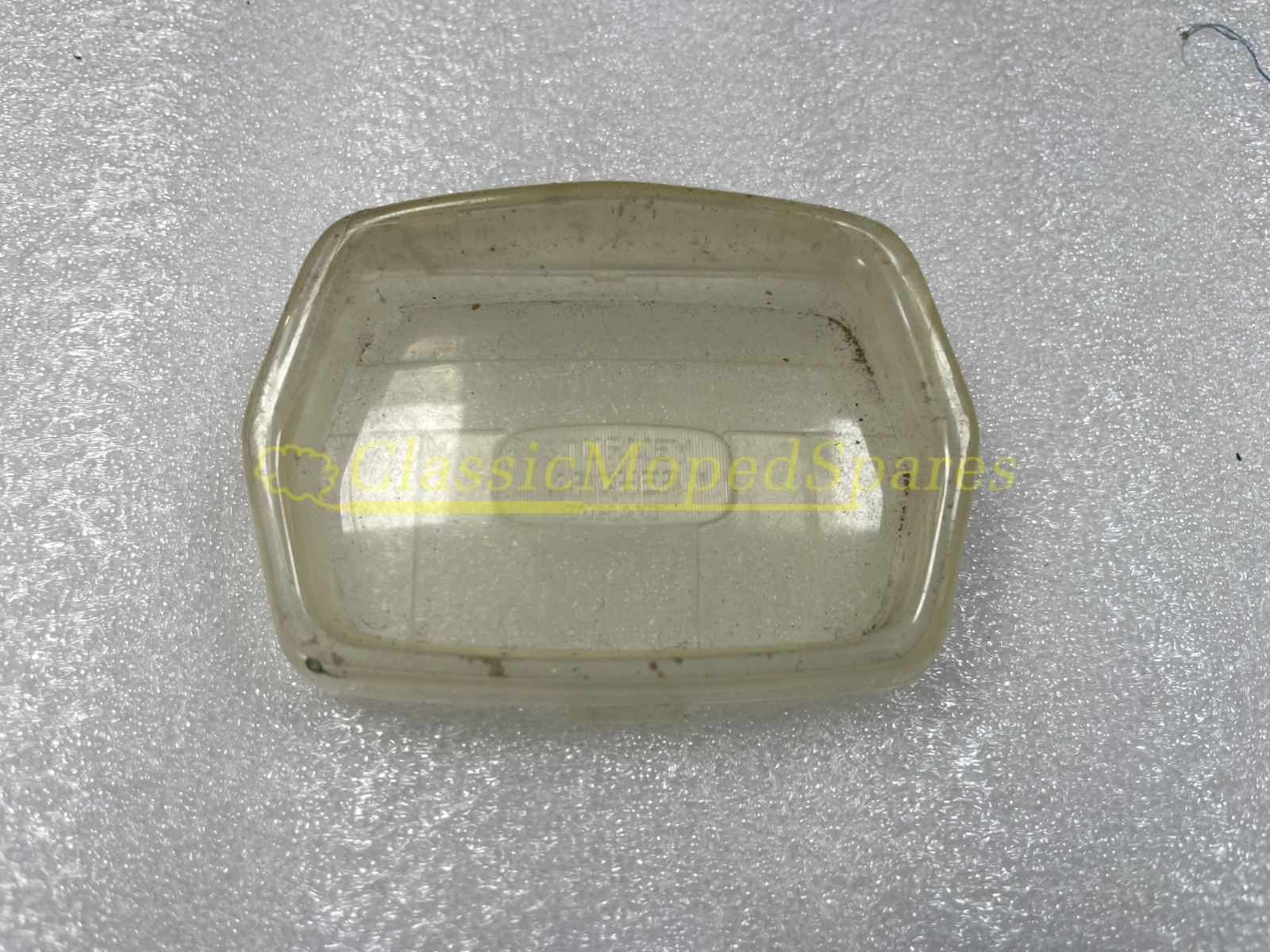 Rare Bicycle Sturmey Archer Rectangular Plastic Front Headlight Lens