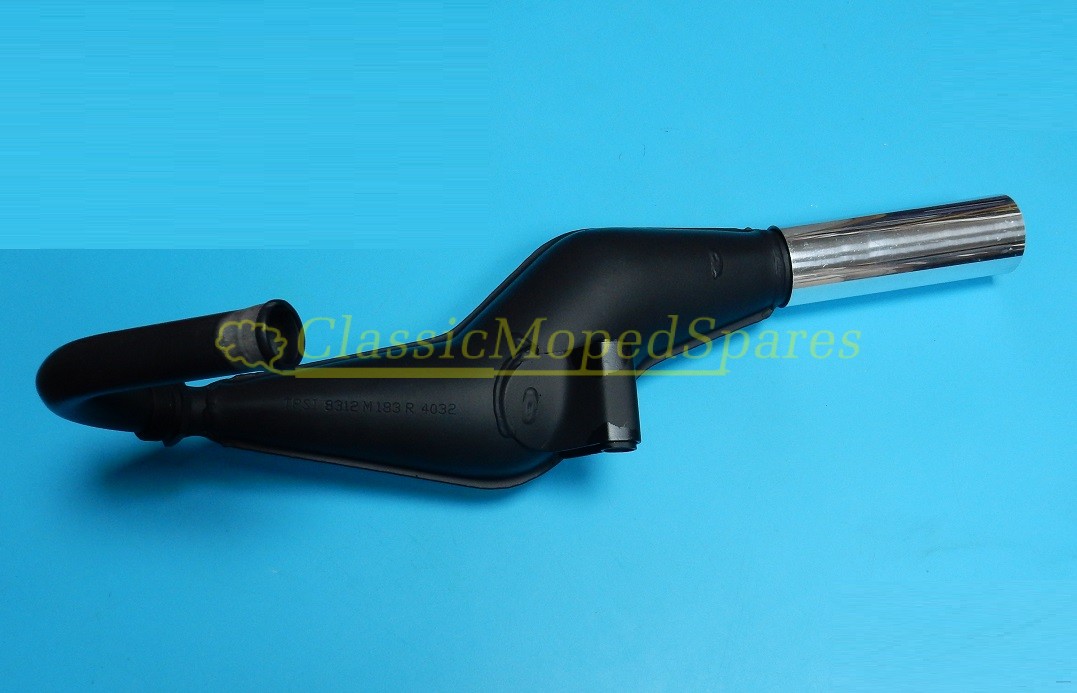 Mobylette, Motobecane, Motoconfort, 41, 51 Magnum Cobra Type Exhaust Silencer (BLACK) - Image 3