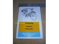 Raleigh RM6 Runabout Moped Riding and Maintenance Instruction Book