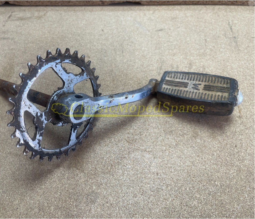 Mobylette Motobecane Pedal and Crank - Image 3