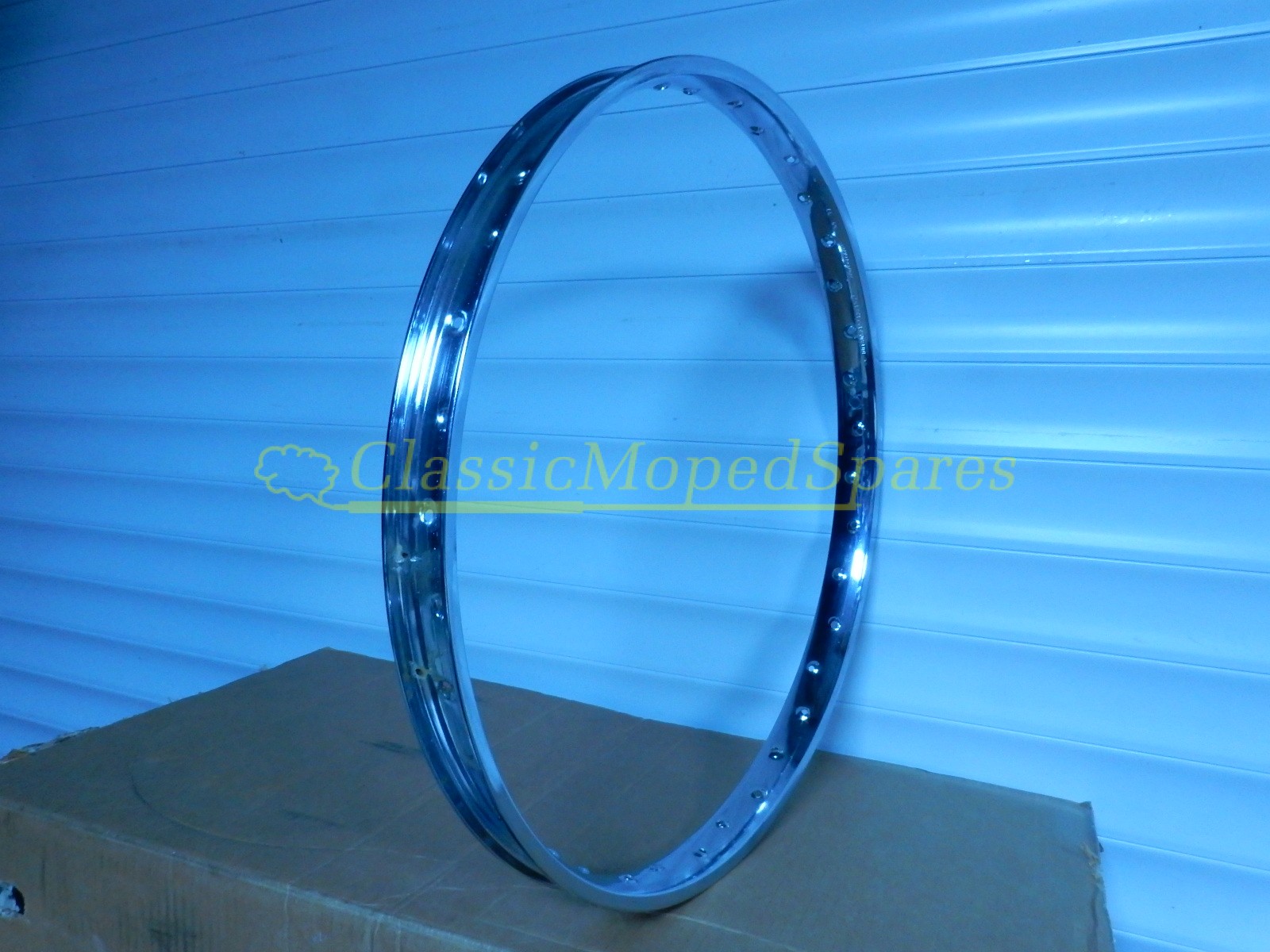 NEW Norman Nippy Moped Replacement Chrome Wheel Rim 2-19 (SMOOTH EDGE)