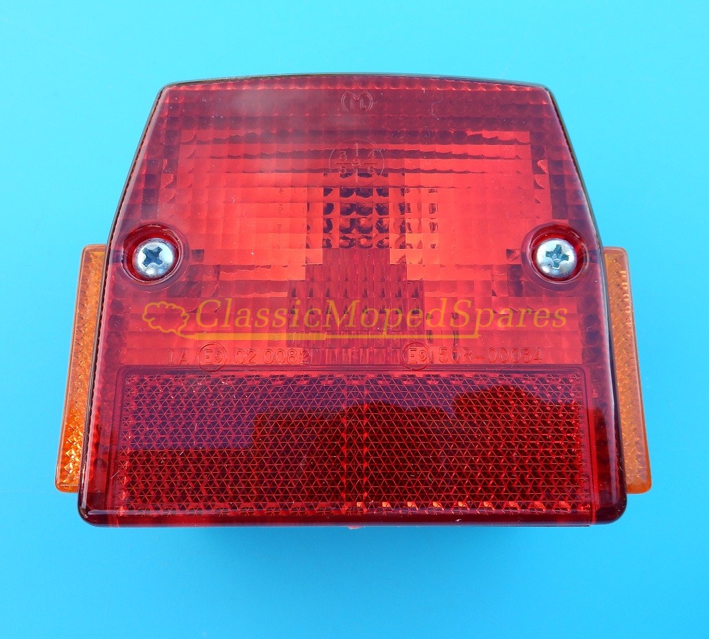 Peugeot 103 SPX RCX, Mobylette MBK 51 Rear Tail light with Side Reflectors - Image 2