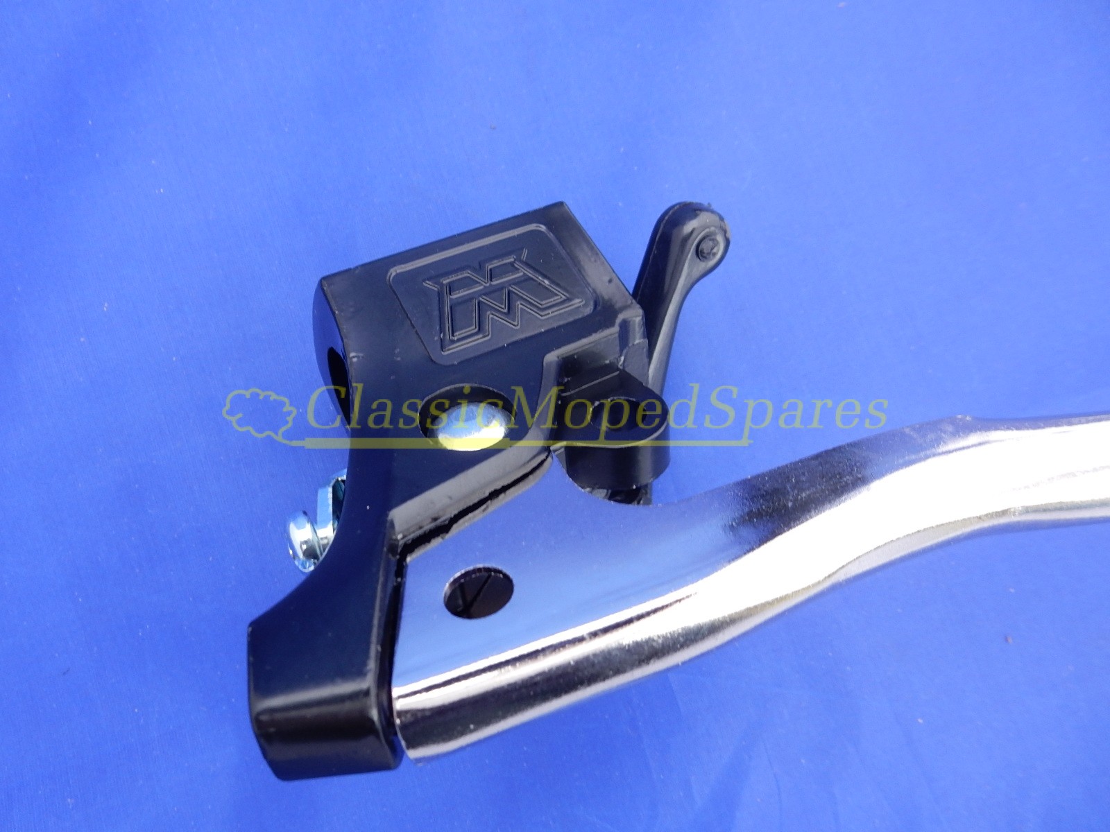 MBK 51 Left Brake Lever with Choke with Mobylette Motobecane M Logo - Image 2