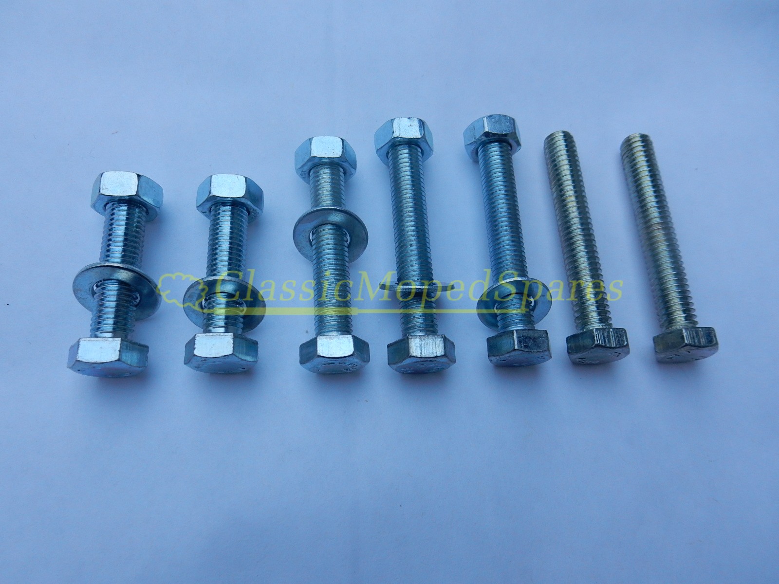 AV7 Engine Crankcase Nut and Bolts Set for Mobylette Mopeds 7mm