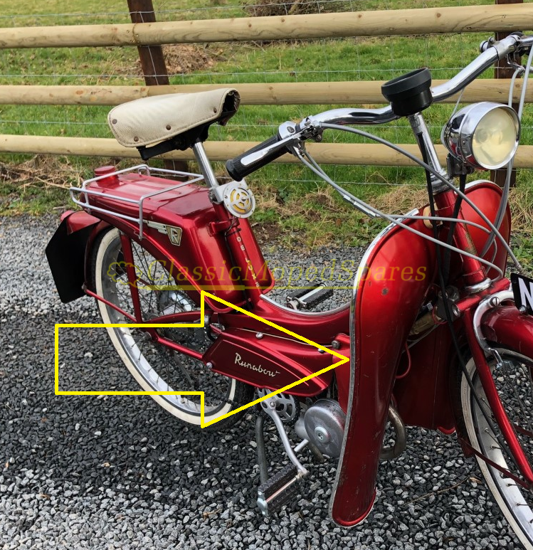 Raleigh RM6 Runabout Leg shield Trim [Cut to Length 1.8 metre]