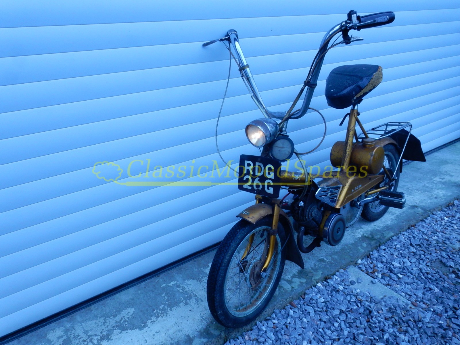 Circa 1968 G Reg Raleigh Wisp Moped Running Restoration Project or Parts - NOW SOLD - Image 3