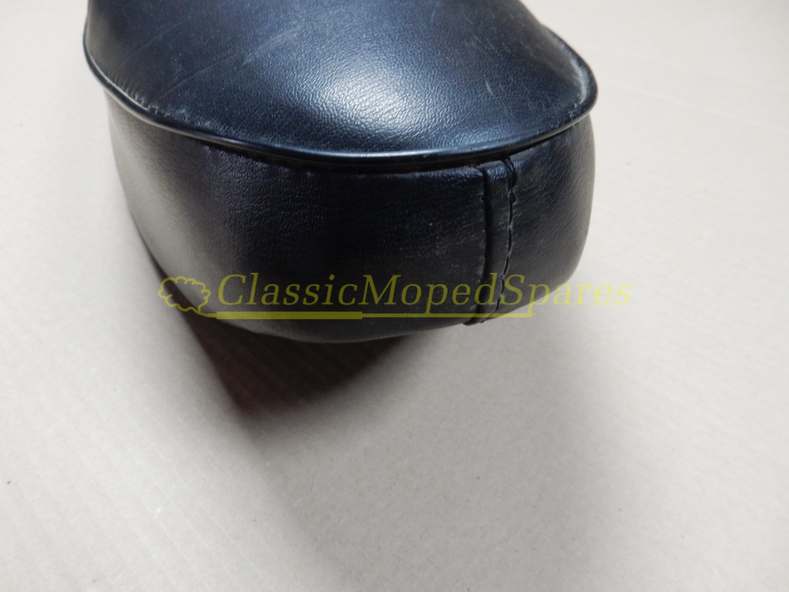 Mobylette Raleigh or other moped plain Black Dual Saddle Seat - Image 6