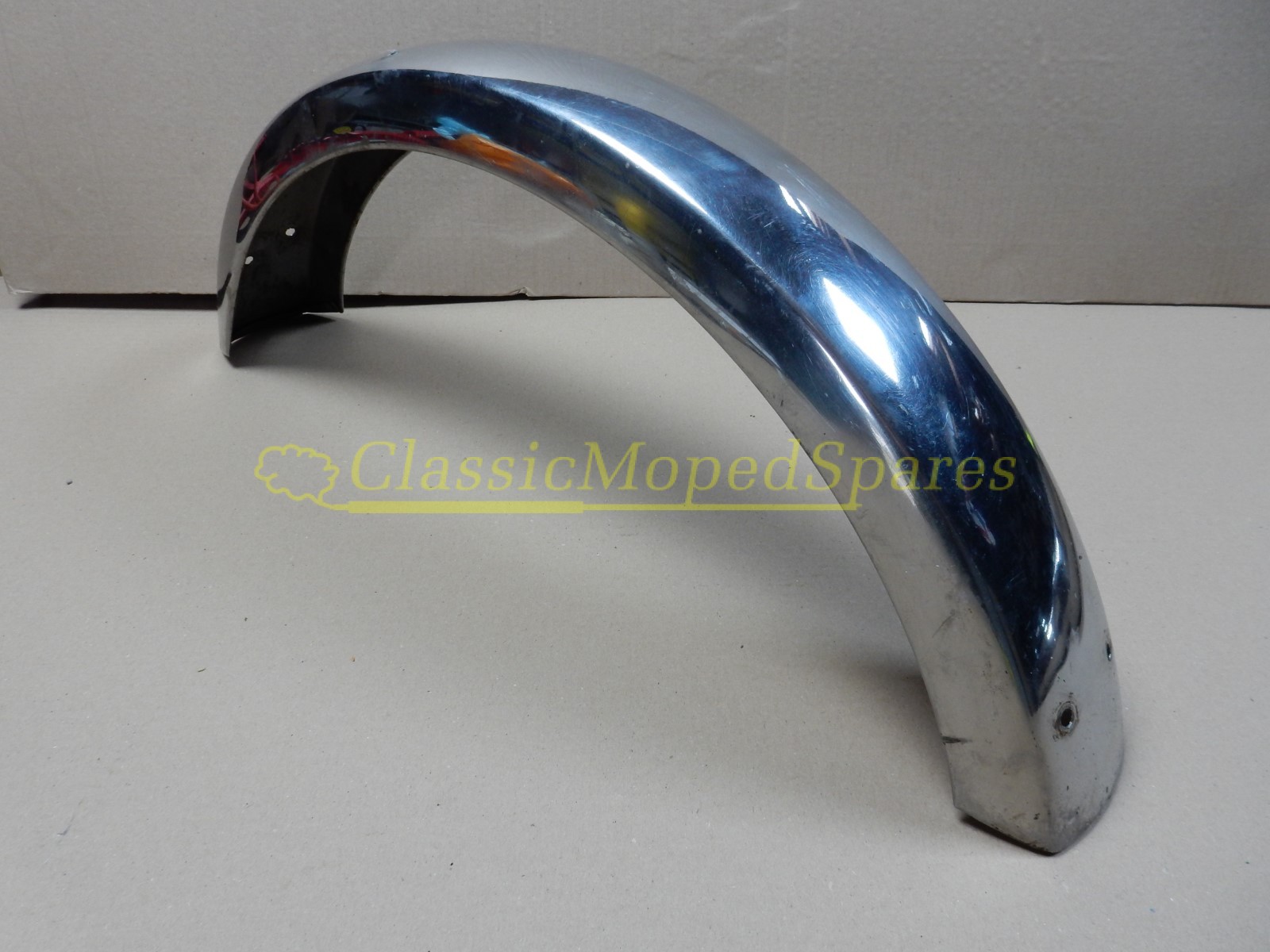 Mobylette Series 40,40L,40N,40S,40T,40V Front Mudguard in stainless steel silver - Image 5