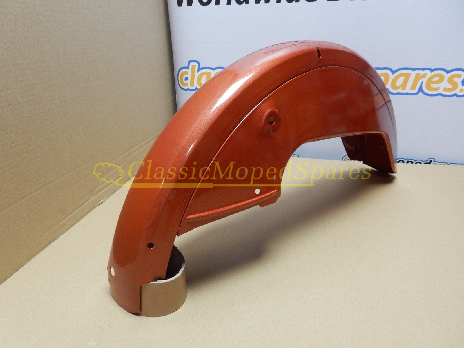 Mobylette Motobecane AV89 Bronze Rear Metal Mudguard Fender (NEW Replacement)