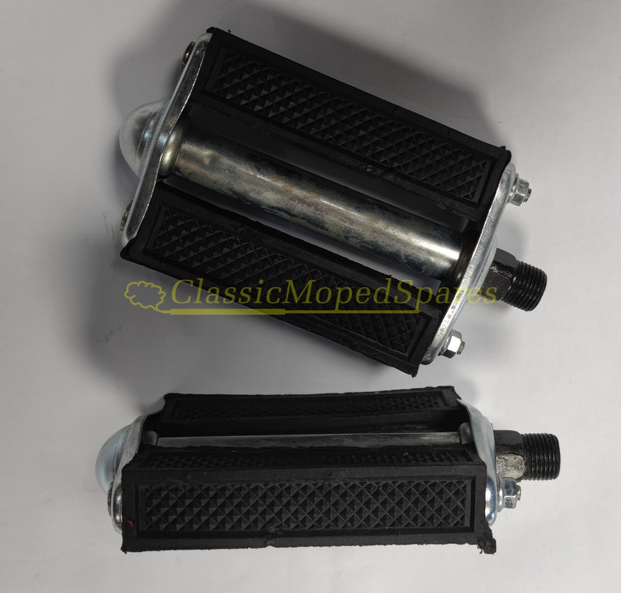 Mobylette, Motobecane Peugeot Smaller Type Pedals (Block Plain Type) - Image 2