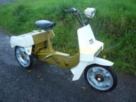 1973 BSA Ariel Three 3 Wheel Moped Trike in Green and White SOLD