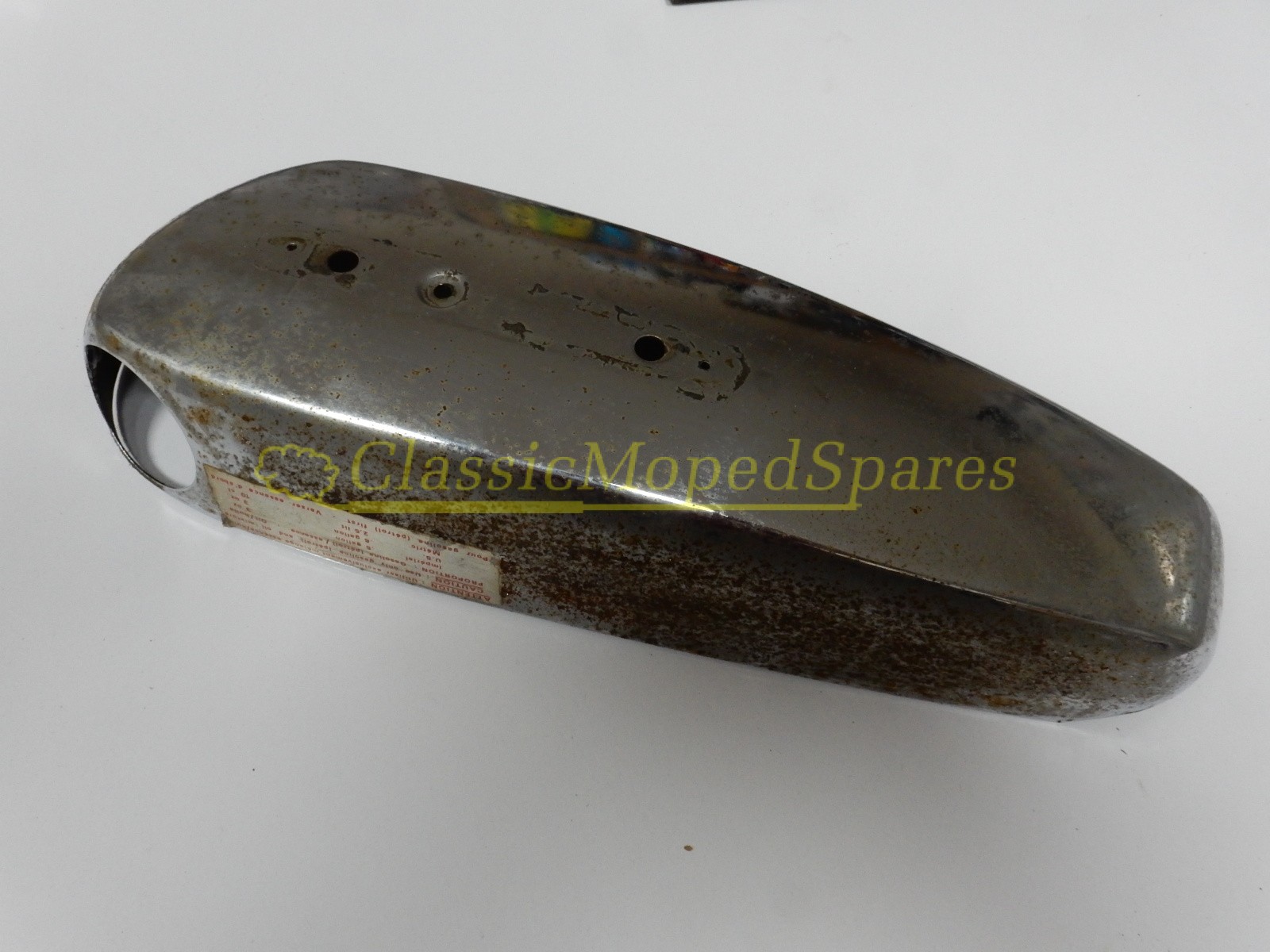 Later Model Mobylette AV89 Chrome Right Hand Side Fuel, Petrol, Gas Tank Panel Cover