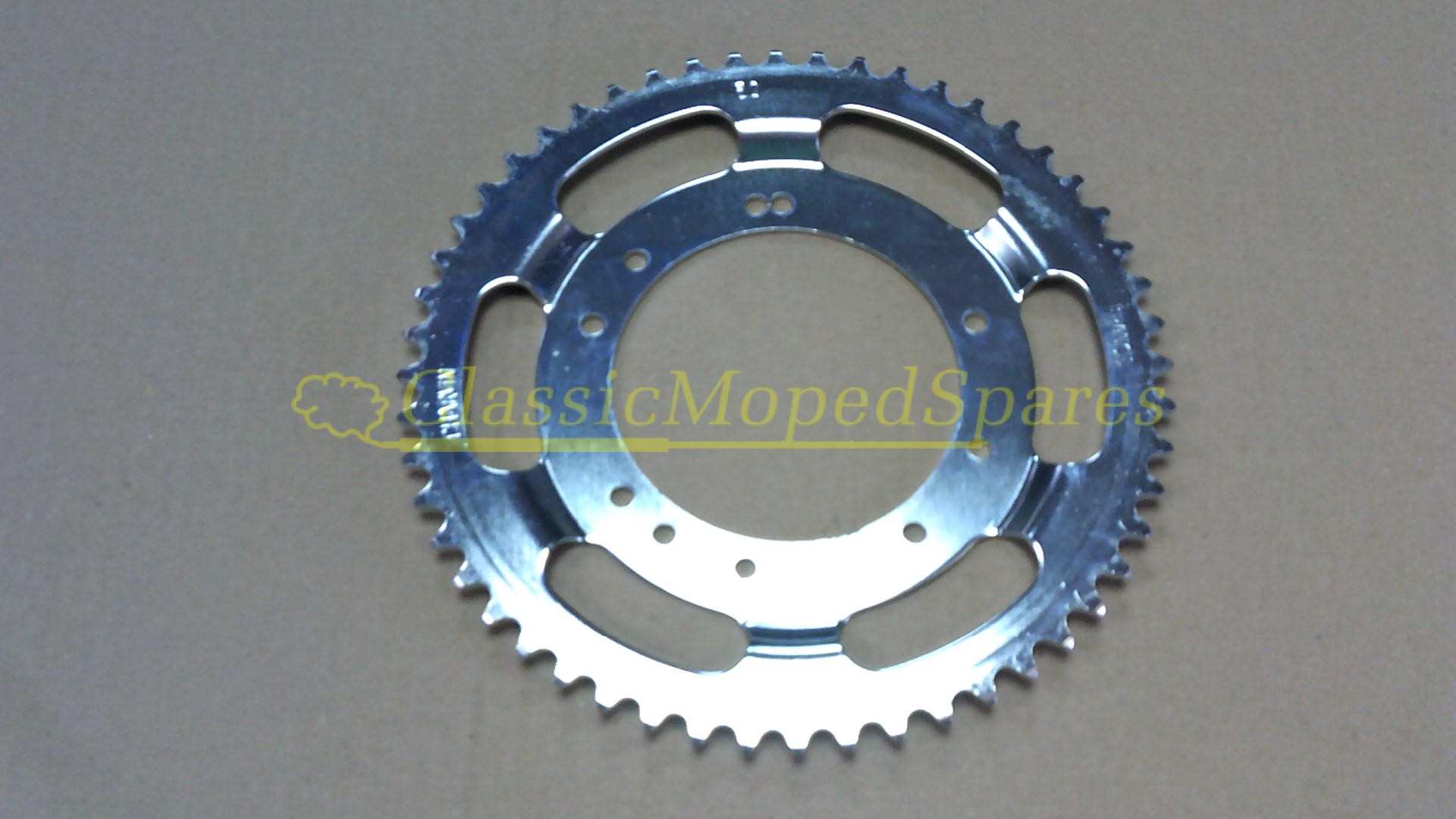 Mobylette Motobecane MBK, 98mm Int Diameter 52 Teeth, 10 hole for Rear Wheel Sprocket for spokes - Image 2