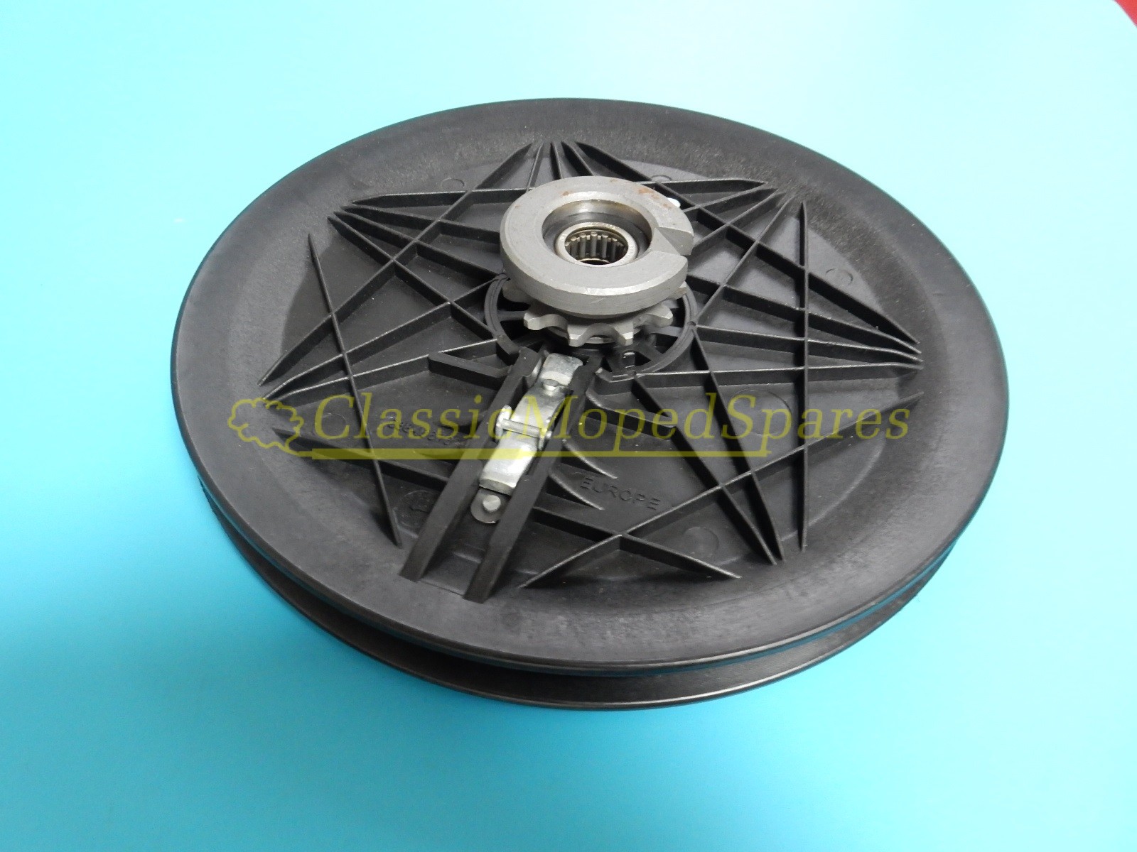 Peuegot 103 ,104 ,105 Moped Drive Belt Pulley Wheel in Black Plastic with 11 teeth toothed sprocket - Image 2