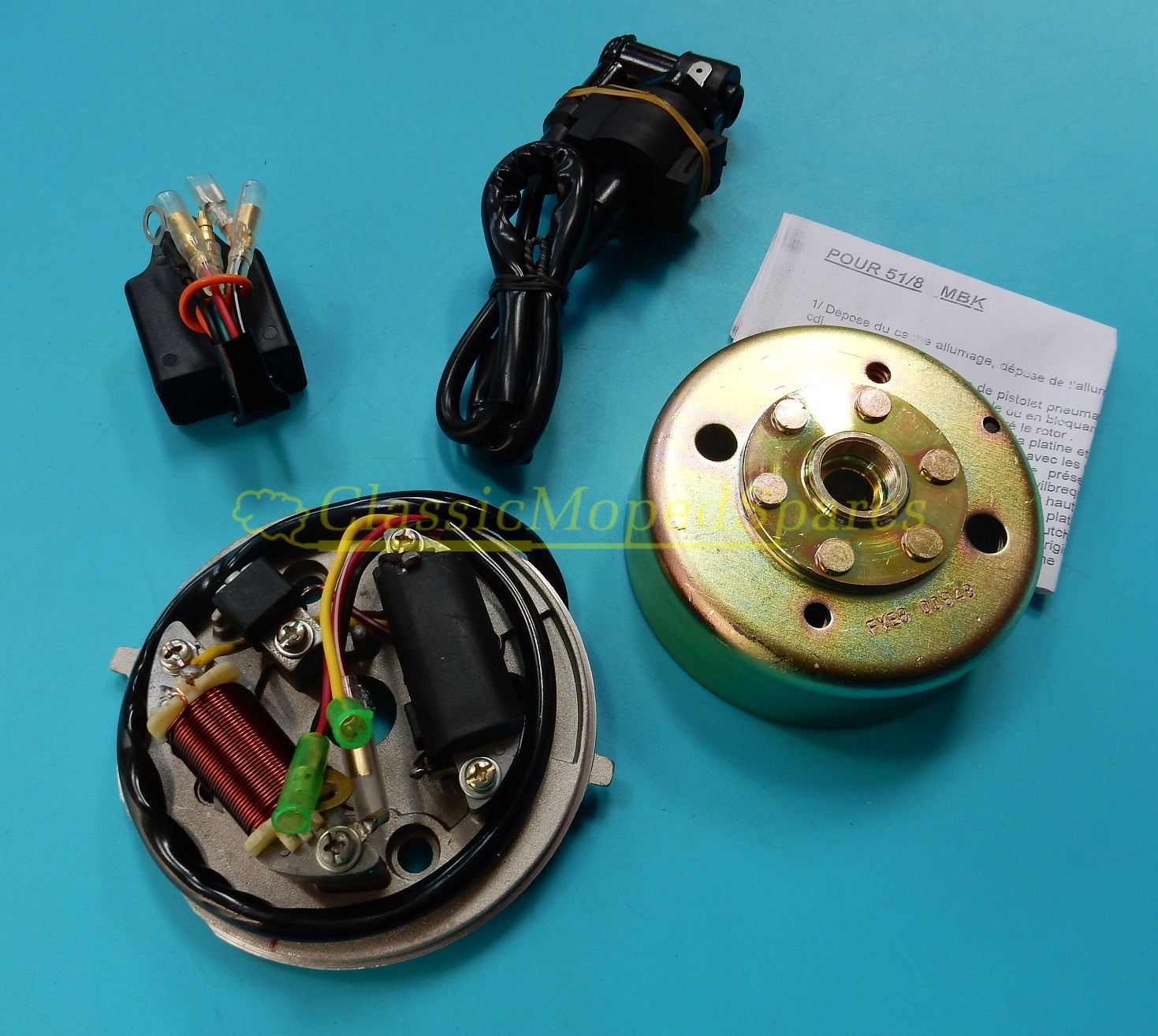Mobylette Motobecane MBK 41, 51, 881 (AV10) Electronic Ignition Kit - Special Pre-Order