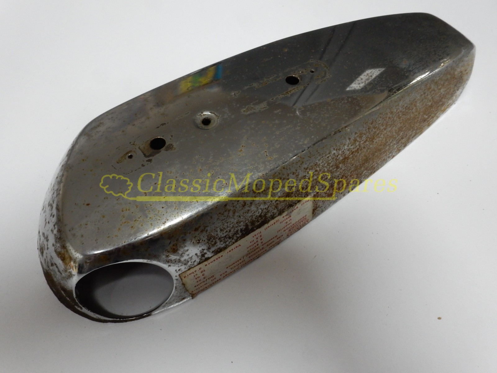 Later Model Mobylette AV89 Chrome Right Hand Side Fuel, Petrol, Gas Tank Panel Cover - Image 4